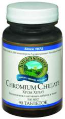 Биологически активная добавка (БАД) Chromium Chelate (Хром Хелат) 90 капсул 