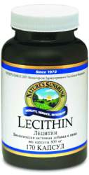 Биологически активная добавка (БАД) Lecithin (Лецитин) NSP 170 капсул 