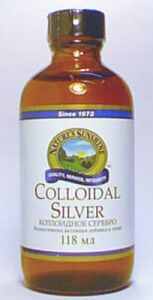 Биологически активная добавка (БАД) Colloidal Silver (Коллоидал силвер (Коллоидное Серебро)) NSP 118 мл 